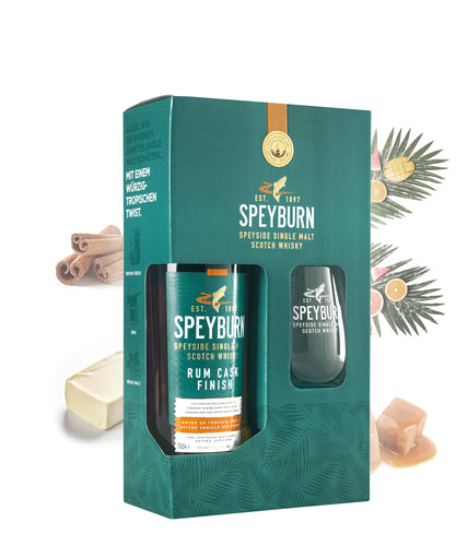 Speyburn GB Rum Cask mit Glas