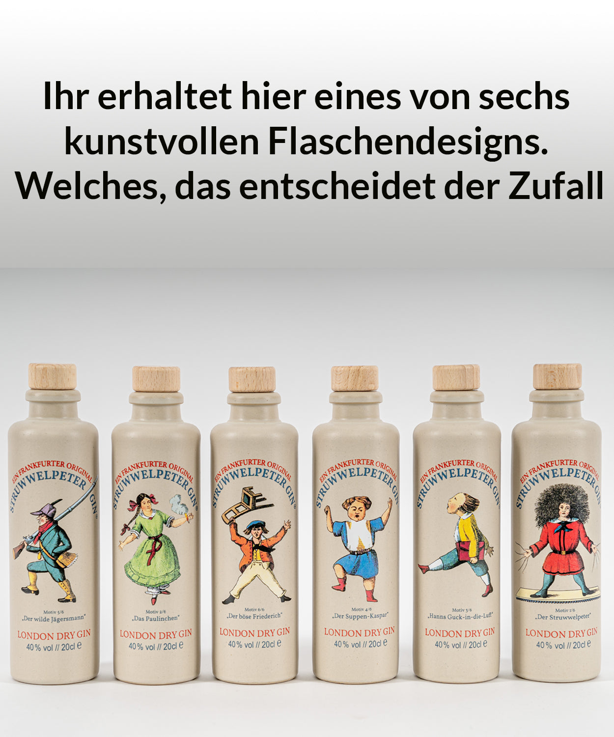 Struwwelpeter London Dry Gin 0,2L Minis