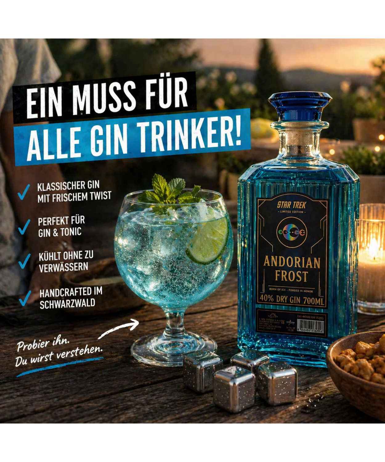Star Trek Andorian Frost Gin