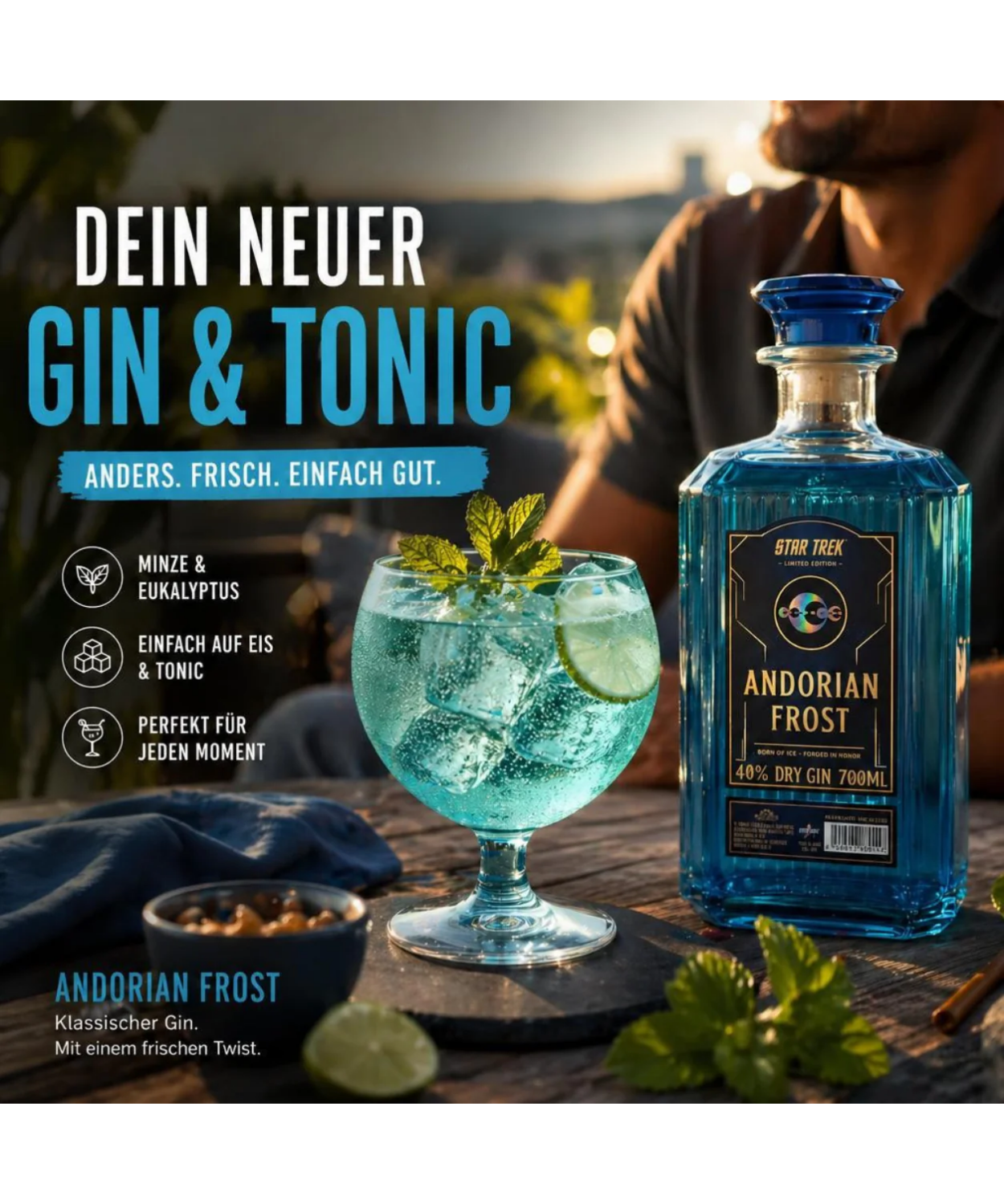 Star Trek Andorian Frost Gin