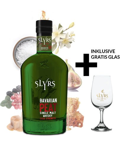 SLYRS Bavarian Peat 1.2 inkl. Slyrs Glas