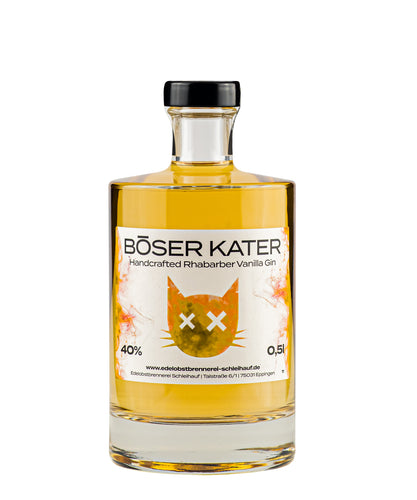 Böser Kater Rhabarber Vanilla Gin