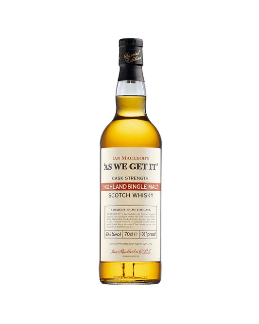 As we get it Highland Single Malt