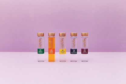 Tastillery Exotic Exploration Design Flaschen, Bobby's Gin, Saffron Gin, Uncle Val's Gin, Ophir Gin, Birds Gin