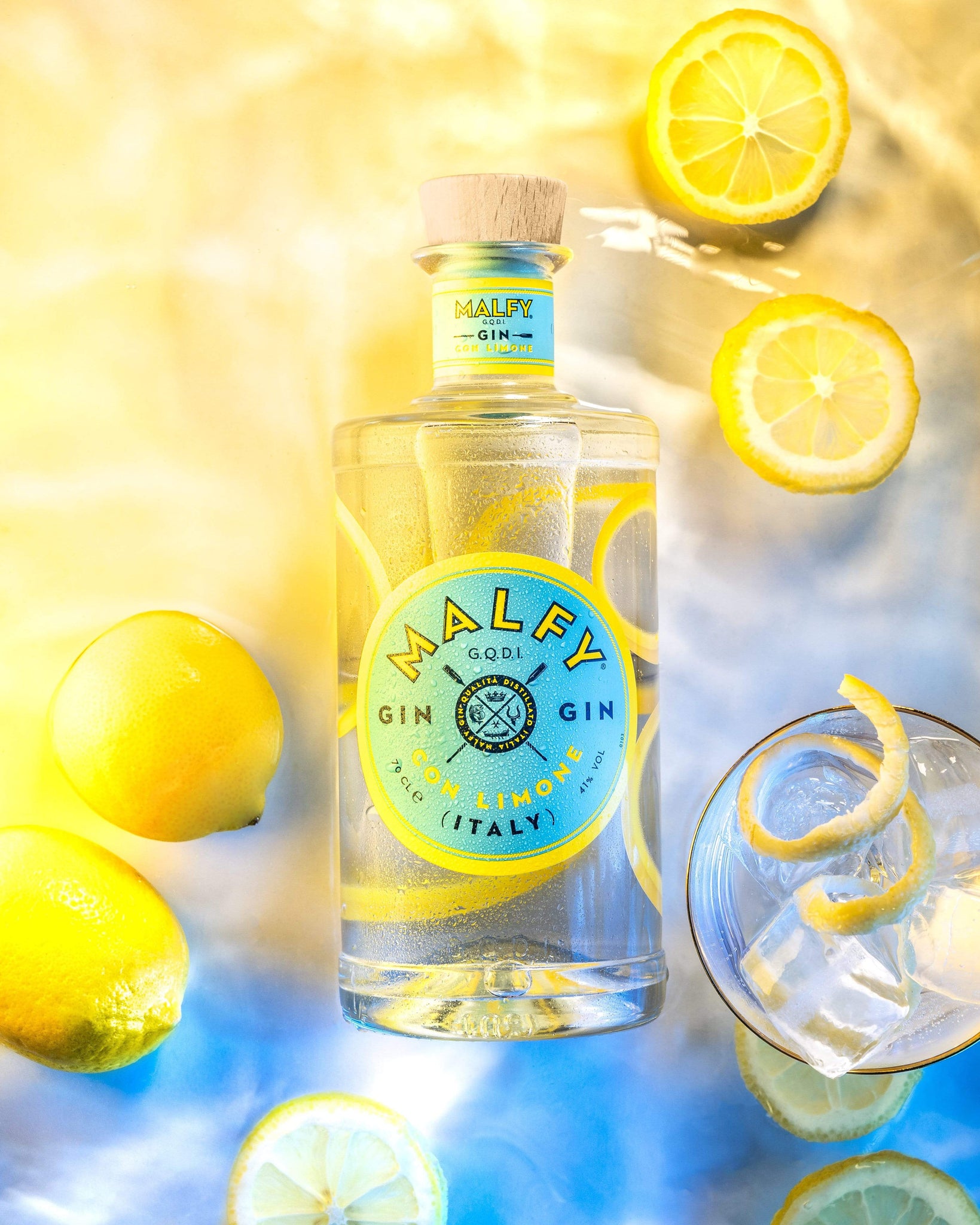 Dry Gin (41%) Limone con Gin Western 0,7l - New Malfy