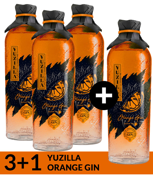 YUZILLA Orange Gin 3+1 Bundle