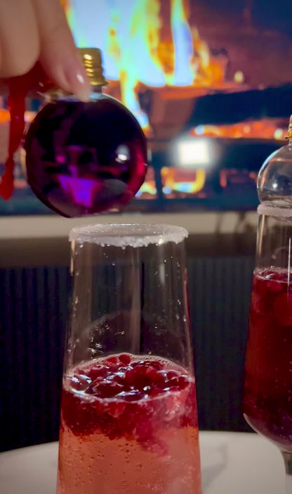 Violet Aperitif Alkoholfrei inkl. Weihnachtskugel
