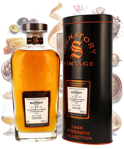 Balmenach 2008/2026 17 YO 1st Fill Oloroso Sherry Butt